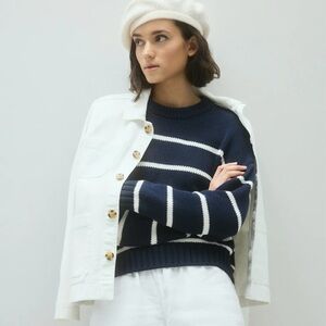 Chic Cream Authentic Laulhere Beret from Paris NWT